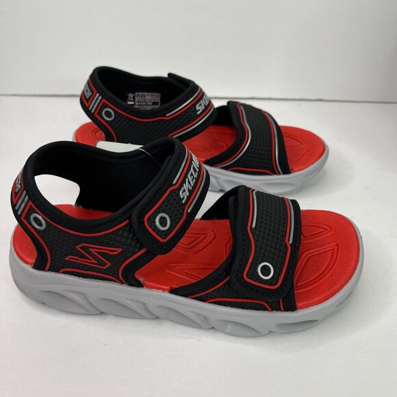 Sketchers Boys Hypno-Splash Light Up Sandals New Size 2 #554 - Picture 3 of 11